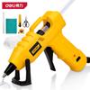 Pistola de Pegamento Termofusible Deli Juego de 7 Piezas para Uso Doméstico DIY, Alta Viscosidad con Barras de Pegamento Termofusible Dl1007R
