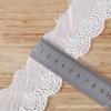 Ropa de encaje bordado de fábrica, accesorios de encaje textil para el hogar, exquisito encaje de algodón perforado al por mayor, punto