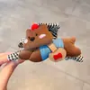 Clip de Garra de Lazo de Oso de Dibujos Animados de Gama Alta para Mujer 2025 Nuevo Parte Trasera de la Cabeza Clip Tiburón para Cabello Accesorios para el Cabello