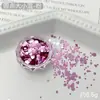 Decorações de Glitter para Unhas com Padrão de Ondas, Bolinhas Coloridas Populares de Vários Tamanhos, Materiais para Decoração de Unhas DIY
