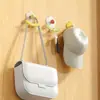 Gancho Adhesivo Fuerte para Baño Sin Taladro para Uso Doméstico, Gancho Pegajoso Resistente Montado en la Pared Creativo para Almacenamiento de Toallas