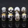 Contas Dzi de Ágata Pura Natural de Alta Qualidade, Contas Cilíndricas Antigas de Três Olhos Estilo Xizang, Materiais da Moda para Colares e Pulseiras DIY