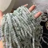Xinjiang Tianshan Verde Cuentas Sueltas al por Mayor Cuentas Redondas Cuentas de Jade Hielo Cuentas Estilo Antiguo Cuentas Cubeta Accesorios DIY Semiacabados