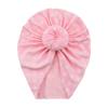 Sombrero indio con estampado de donut para niños europeos y americanos, gorro de bebé con cintas, gorro de tela estilo jersey, gorro Baotou estilo INS