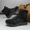 Botas Tácticas Nuevas, Botas Militares de Moda para Exteriores, Botas del Desierto de Caña Alta, Botas Militares de Combate para Entrenamiento, Botas de Senderismo Antideslizantes Resistentes al Desgaste