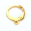 Ganchos para Oreja de Acero Inoxidable Ganchos Franceses Personalizados Tendencia Aretes para Hombre y Mujer Aretes Accesorios de Joyería DIY Venta al por Mayor