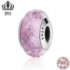 Evele cross-border DIY frisado acessórios boutique grande buraco S925 prata esterlina cortada contas de vidro Y SCZ033