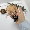 Cordón para Teléfono Móvil de Gatito Tridimensional de Dibujos Animados con Ojos Grandes, Colgante para Bolso, Llavero para Pareja, Colgante de Muñeco, Pequeño Regalo al por Mayor