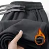 Comercio Exterior Transfronterizo Pantalones Deportivos de Pana para Hombre Otoño Invierno Engrosados Cálidos Rectos Casuales Sueltos Pierna Ancha Pantalones Casuales
