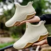 Botas de chuva transfronteiriças masculinas estilo coreano vestuário outdoor versátil moda botas de chuva para casal sapatos de vadeio para pesca ao ar livre femininos sapatos impermeáveis para cozinha