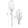 Utensilios de Cocina para Exteriores Acero Inoxidable 304 Espátula Plegable Vajilla de Camping Portátil Picnic Olla Caliente Cuchara Colador Utensilios de Cocina