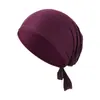 Chapéu de Duas Peças Liso de Cor Sólida Transfronteiriço, Chapéu Base Versátil Liso Mais Vendido na Amazon, Chapéu Turbante de Modal