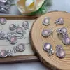 Material de caballo de hielo de alta calidad, chapado en plata, incrustado con calcedonia en polvo, colgante grande de princesa, joyería de ágata en polvo y jade