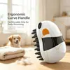 Cepillo de Baño para Perros y Gatos Suave Cómodo Forma de Panda Cepillo Masajeador de Baño para Mascotas