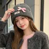 Gorro de punto de mezcla de lana estilo coreano, gorro de invierno cálido que cubre las orejas, suave y cómodo, gorro de punto coreano minimalista y versátil