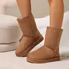 2025 Nuevo Modelo Comercio Exterior Transfronterizo Talla Grande Botas de Nieve de Caña Alta Amazon Temu Dropshipping