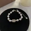 Pulsera de Zirconia Perla Rosa Manta Francesa 2025 Nuevo Lujo Accesible Exquisito de Nicho Joyería de Mano de Alta Gama