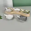 Plato pequeño de cerámica de 4.5 pulgadas con mango bohemio para uso doméstico, Plato creativo para mojar dumplings, Plato pequeño, Plato pequeño para vinagre