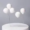 Globo de colores para decoración de pasteles, tarjetas, luz enchufable, arcilla, confesión, fiesta de cumpleaños, postre, disfraz