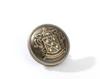 Botão Botões Monopoly Plástico Bronze Dourado Retro Estilo Britânico Botão Casaco Lã Fivela