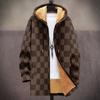 Chaqueta acolchada de algodón transfronteriza Europa y Estados Unidos exterior cremallera multipatrón británico forro polar impresión 3D con capucha cárdigan bolsillo engrosado comercio exterior
