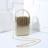 Bolsa Elegante Feminina, Bolsa de Ombro com Diamantes, Bolsa de Banquete, Bolsa para Celular, Bolsa para Vestido Cheongsam, Porta-Moedas, Bolsa de Festa