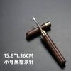 Aguja de Té de Acero Inoxidable de Alta Calidad Ébano, Cuchillo de Té, Cuchillo para Té Pu'Er, Cono de Té, Fabricante de Accesorios para Té, Grabado de Logo Personalizado