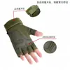 Guantes Tácticos para Hombres y Mujeres, Resistentes al Desgaste, Antideslizantes, de Cáscara Dura para Exteriores, Medio Dedo, Protectores, Deportivos, para Entrenamiento, Fans Militares de Exterior, Guantes para Ciclismo
