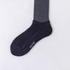 Calcetines para Hombre, Para Todas las Estaciones, Calcetines Deportivos de Rizo para Hombre, Color Puro Negro y Blanco, Calcetines de Tubo Corto y Medio, Calcetines de Malla de Algodón Transpirable