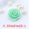 Paquete de material decorativo para diadema con horquilla y pegamento en crema, carcasa de teléfono móvil de resina con color sólido y rosa luminosa para bricolaje