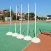Poste de Sinalização Poste de Futebol Basquete Equipamento de Treinamento Poste Barril de Exame de Ensino Médio Base Cheia de Água Poste de Reversão Suporte para Balão