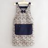 Delantal de Cocina para el Hogar de Moda para Puesto de Trabajo Ropa de Trabajo para Adultos Nuevo Estilo Chino Delantal Anti-Manchas para Cocinar para Catering