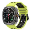 Aplicável ao Samsung Galaxy Watch Ultra 2 Pulseira Esportiva Oficial de Silicone Respirável em Duas Cores