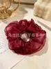 Scrunchie Oversized de Organza Floral, Elástico de Cabelo Super de Conto de Fadas e Alta Elasticidade, Fornecimento Atacado, Direto do Fabricante