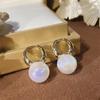 Brincos de Pérola da Sereia Ji 2024 Nicho Gentil Elegante Argola de Orelha Nova Moda Explosões Brincos de Pino de Prata Brincos