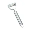 Cuchillo Pelador de Acero Inoxidable Cocina Multifuncional Pelador Cuchillo para Pelar Verduras y Frutas Herramienta Peladora Dos en Uno Venta al por Mayor