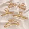 Clip de Metal de Corea del Sur Pinza para el Cabello de Verano para Mujer Múltiples Tamaños Pinza de Tiburón Disco para la Parte Trasera del Cabello Pinza para el Cabello Perla Accesorios para el Cabello Versátiles para Mujer