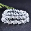 Pulsera de Cristal Blanco del Himalaya de Círculo Único para Hombres y Mujeres, Piedra de Energía Galáctica, Pulsera de Cristal Blanco Colorido al por Mayor, Venta Caliente