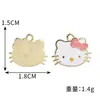 Hello Kitty Colgante Esmaltado de Aleación Charm Colgante para Pulsera DIY Accesorios Colgantes Decorativos para Joyería Bolsos Llaveros