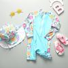 Traje de baño de comercio exterior para niña, de verano, de secado rápido, para playa y surf.