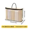 Sacos de armazenamento transparentes de PVC, grande capacidade, à prova d'água e à prova de poeira, para organizar roupas e brinquedos, com zíper espessado
