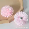 Horquilla flor material diy cabeza de flor sombrero de graduación Hanfu cabeza de flor de diente de león accesorios para el cabello tenis cabeza de crisantemo flor artificial