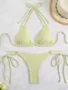 Bikini de Dos Piezas Nuevo Estilo Transfronterizo Japón-Corea 2026 Tres Puntos Traje de Baño Sexy Venta al por Mayor de Comercio Exterior en Stock