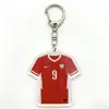 Llavero de Souvenir Deportivo para Aficionados al Fútbol de la Copa Mundial 2026 Colgante Plano Acrílico