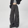 Pantalones Cargo Estilo Retro Americano para Chicas Calientes, Pantalones Casuales Sueltos de Pierna Ancha para Otoño, Pantalones Deportivos Funcionales, Adelgazantes A6583