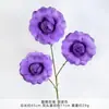 3 Cabezas de Rosas Artificiales con Pétalos que se Levantan para Arreglos Florales de Salón de Bodas, Decoración de Hotel, Muros de Rosas en Cascada de Moda, Flores Falsas