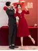 Vestido para Brinde da Noiva 2026 Novo Estilo, Adequado para Uso Diário, Vestido de Noivado, Vestido de Formatura, Vestido para Reunião Anual Feminina, Estilo Francês Petite