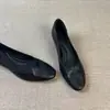 Bailarinas retro francesas súper suaves de piel para mujer, con aumento interno de altura, tacón plano, sin cordones, corte bajo, adecuadas para ir al trabajo, zapatos de vestir elegantes