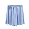 Pantalones Cortos de Seda Helada para Mujer Tallas Grandes Verano Pantalones de Pijama 100kg Talla Grande Sueltos Casuales Pantalones tipo Falda Delgados Usables Pierna Ancha Pantalones Cortos Calientes