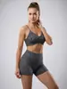 Sutiã de Yoga Transfronteiriço Nova Estampa de Leopardo Color Blocking à Prova de Choque Camiseta Regata Colete Esportivo Costas Bonitas ao Ar Livre Roupa Íntima Fitness